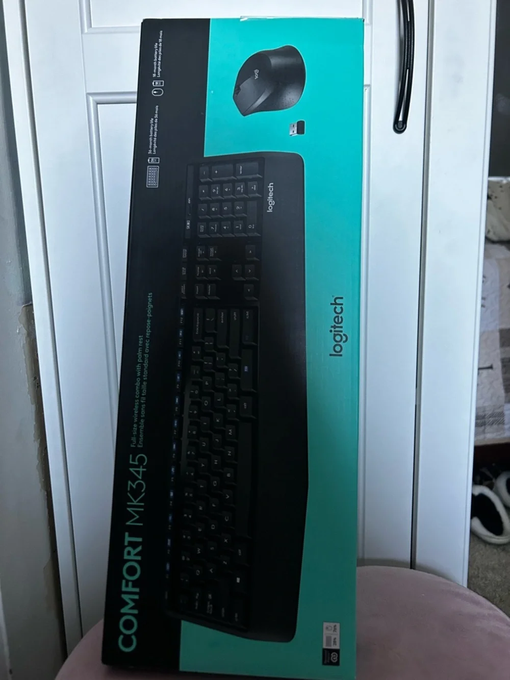 Logitech Wireless Keyboard and Mouse Combo - Black